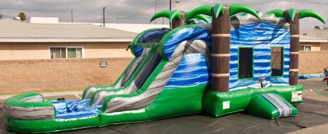 Blue Crush Combo w/ Dual Lane Slide (Wet/Dry) 3-in-1 w/ Basketball Hoop Blue Crush Combo w/ Dual Lane Slide (Wet/Dry) 3-in-1 w/ Basketball Hoop